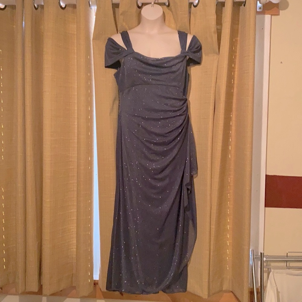 New without tags.  Cold shoulder evening dress